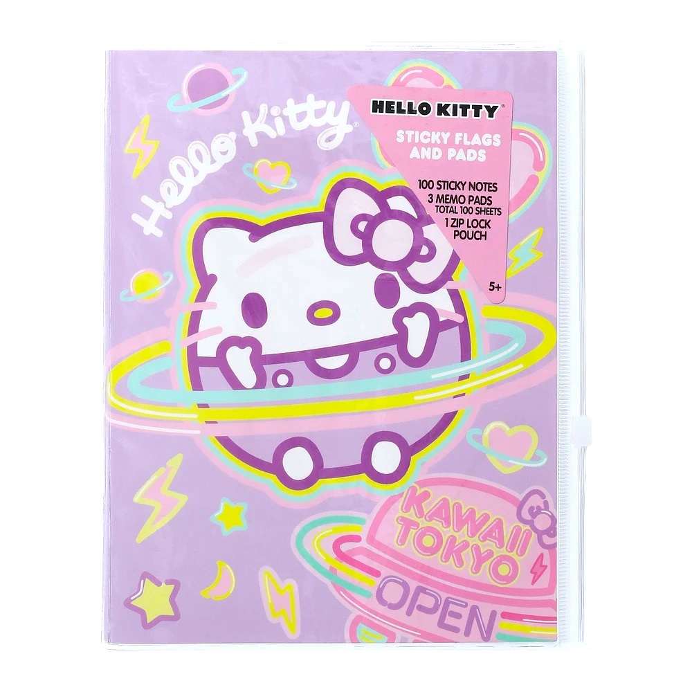 Hello Kitty Kawaii Notes and Memo Pad 120 Pouch NWT